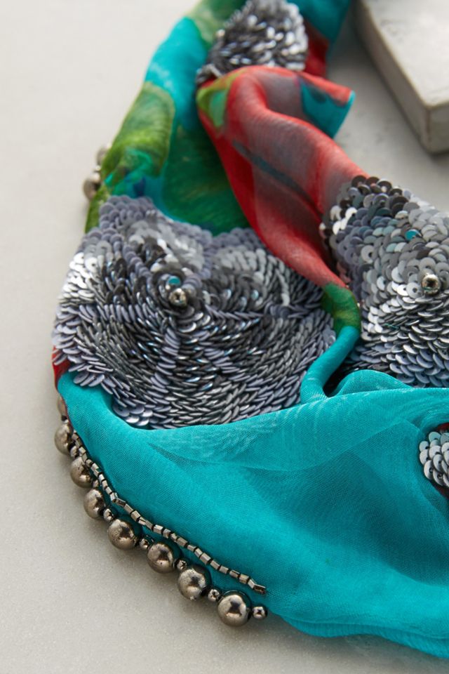 Floralinda Scarf Necklace #1