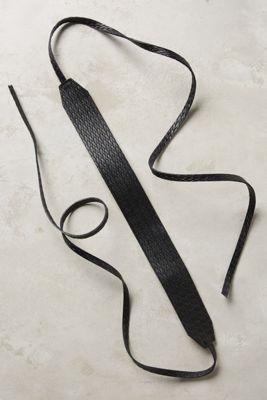 Embossed Wrap Belt