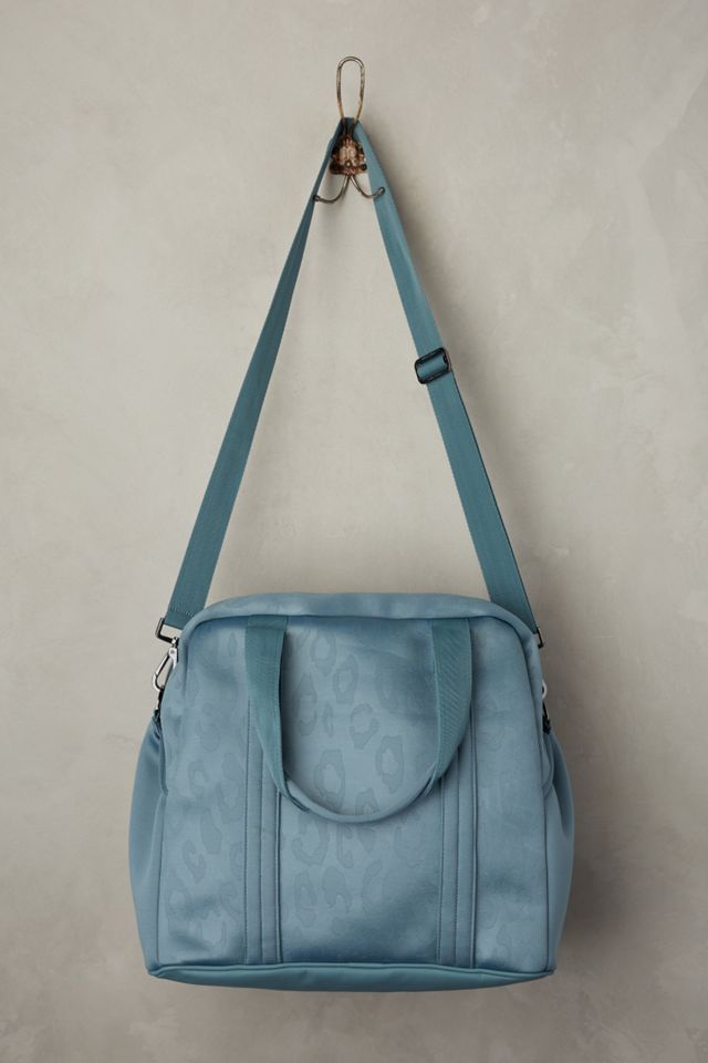 Blue Leopard Gym Bag #1