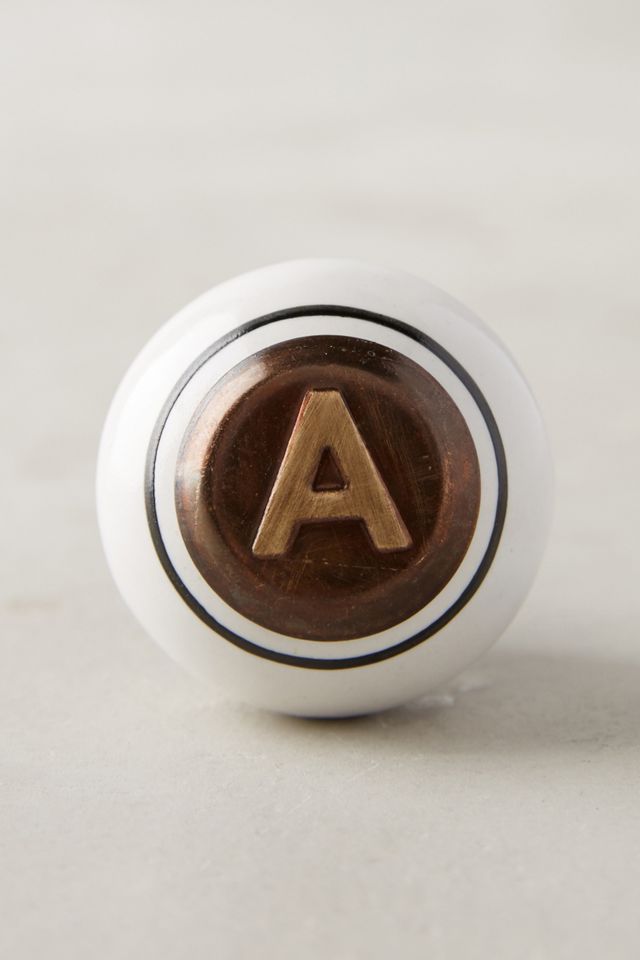 Cachet Monogram Knob #3