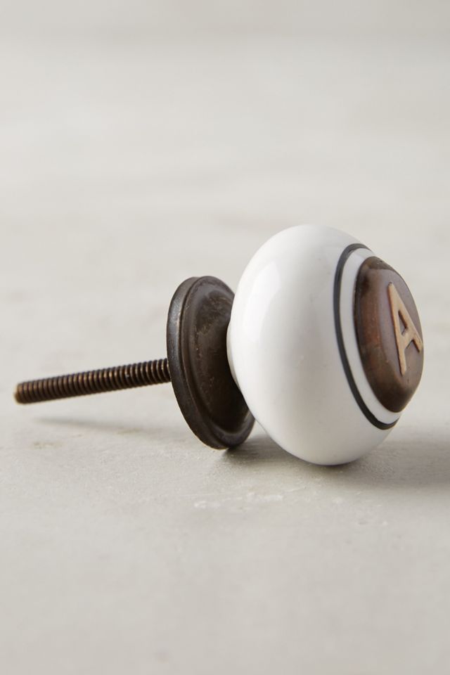 Cachet Monogram Knob #4