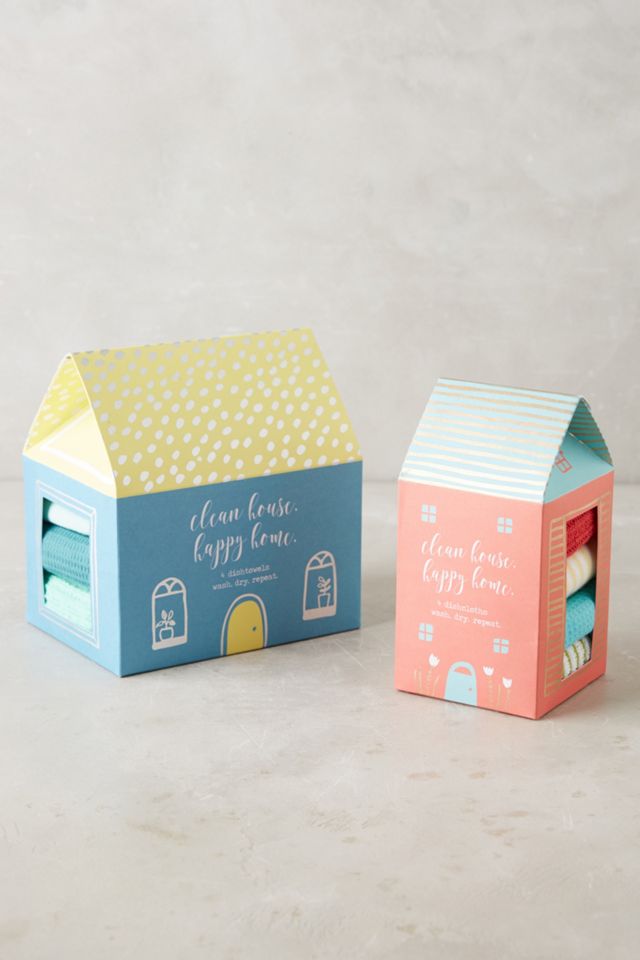 Happy Home Dishtowel Set #1