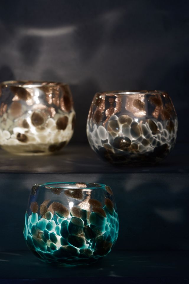 Celestial Shimmer Glass Votive #1
