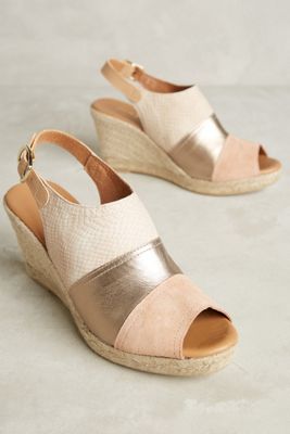 Maypol Colorblock Espadrille Wedges