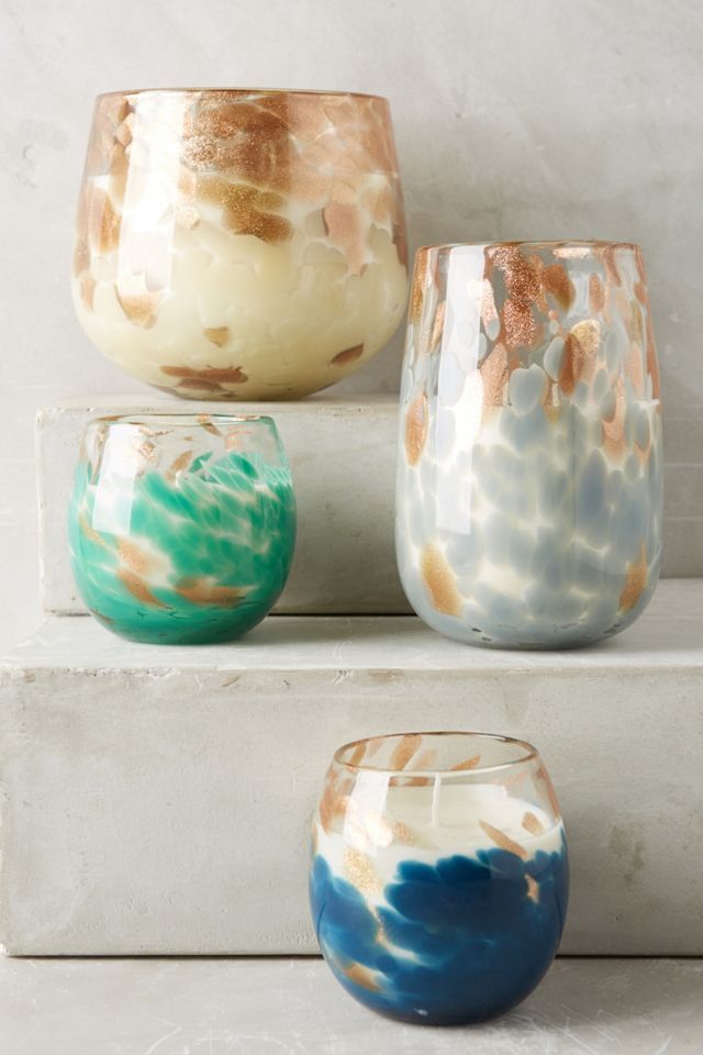 Celestial Shimmer Glass Candle #1