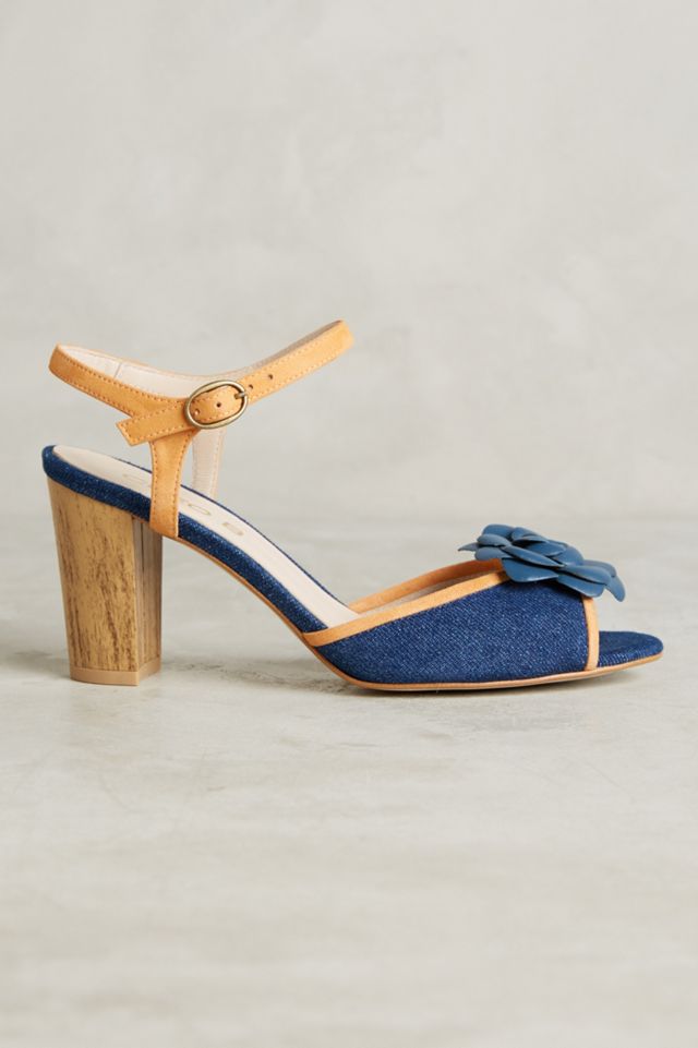 Cleo B Eva Flower Heels #1