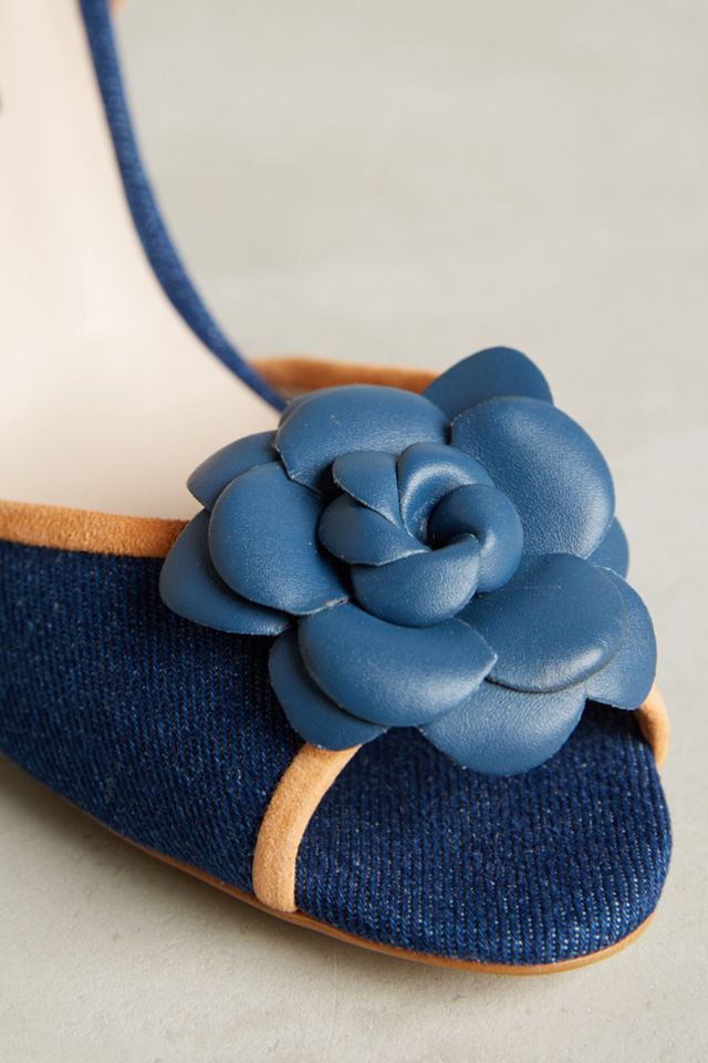 Cleo B Eva Flower Heels #3