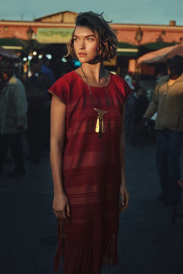 Coral Garden Midi Dress #1