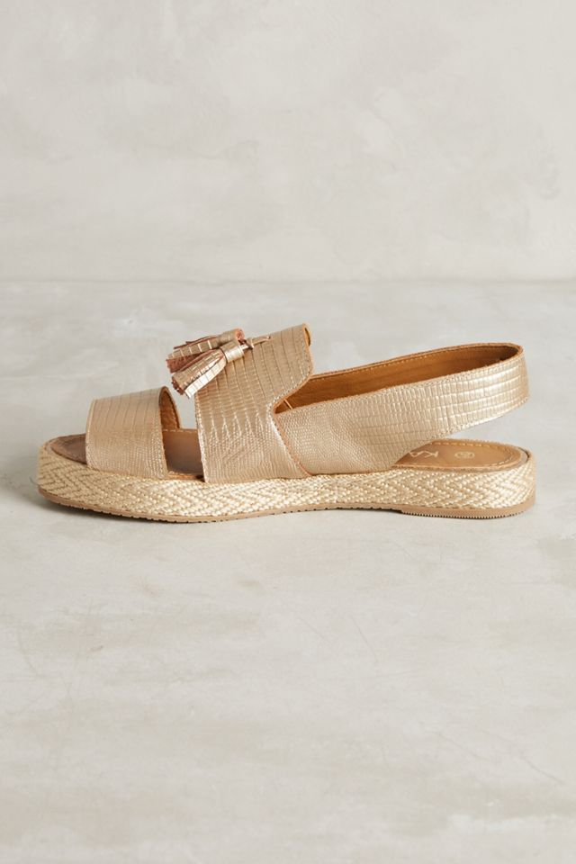 Kaanas Martinique Tasseled Flatforms #3