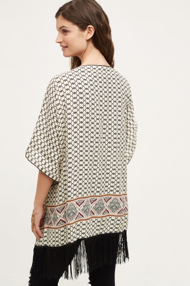 Bonita Fringe Kimono #1