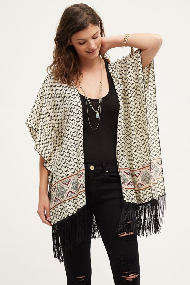 Bonita Fringe Kimono #3
