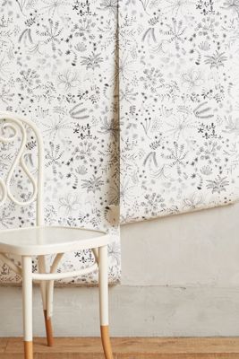 Anthropologie Meadowfield Floral Wallpaper