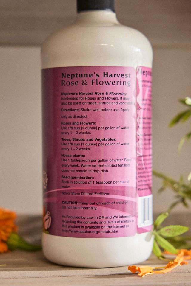 Neptune’s Harvest Rose & Flowering Plant Fertilizer Concentrate Terrain