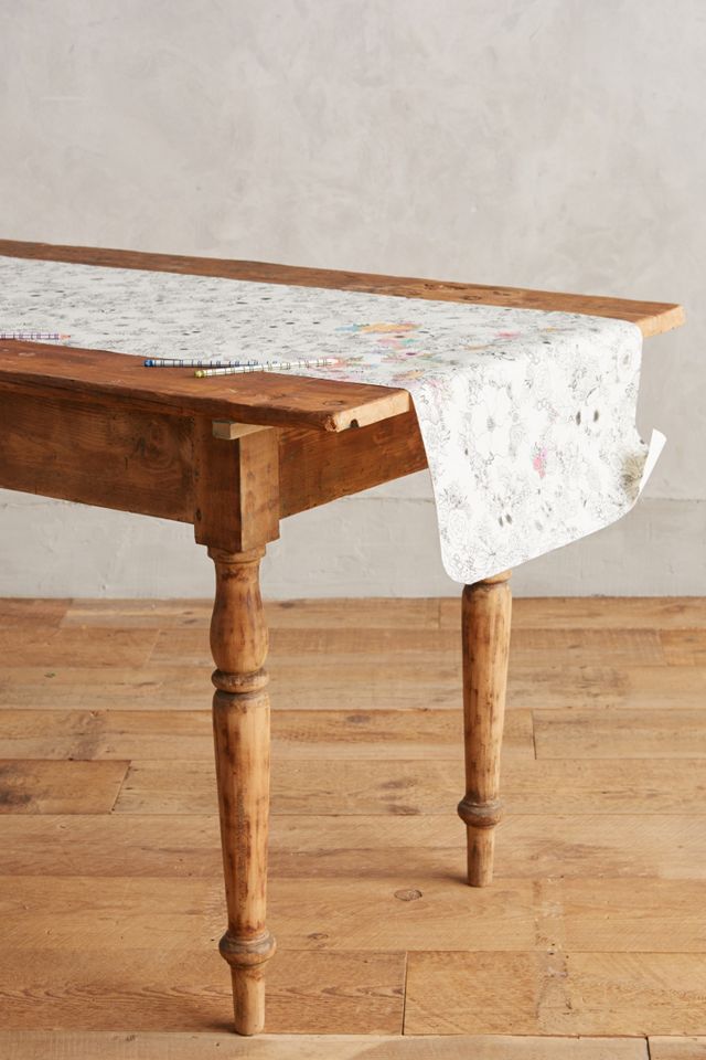Coloring Paper Table Runner #1