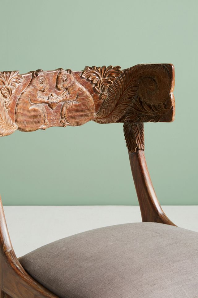 Handcarved Fable Dining Chair #5