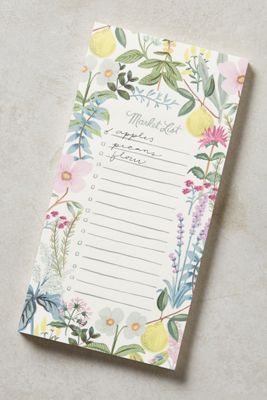 Spring Garden Market List