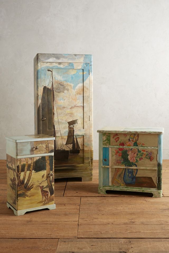 Handpainted Musee Cabinet #4