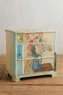Handpainted Musee Cabinet