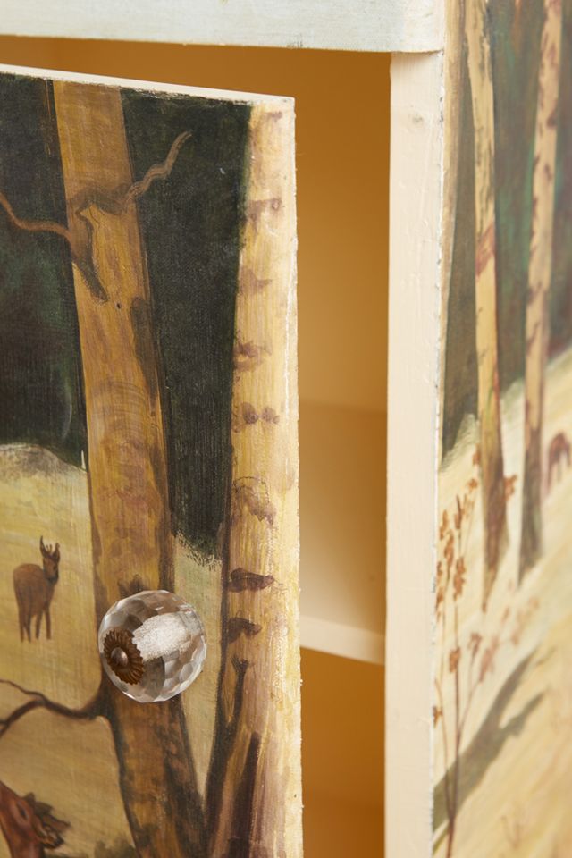 Handpainted Musee Nightstand #3