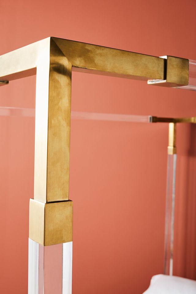 Oscarine Lucite Four-Poster Bed #5