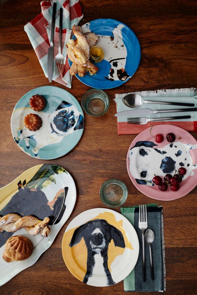 Anthropologie dog outlet plates