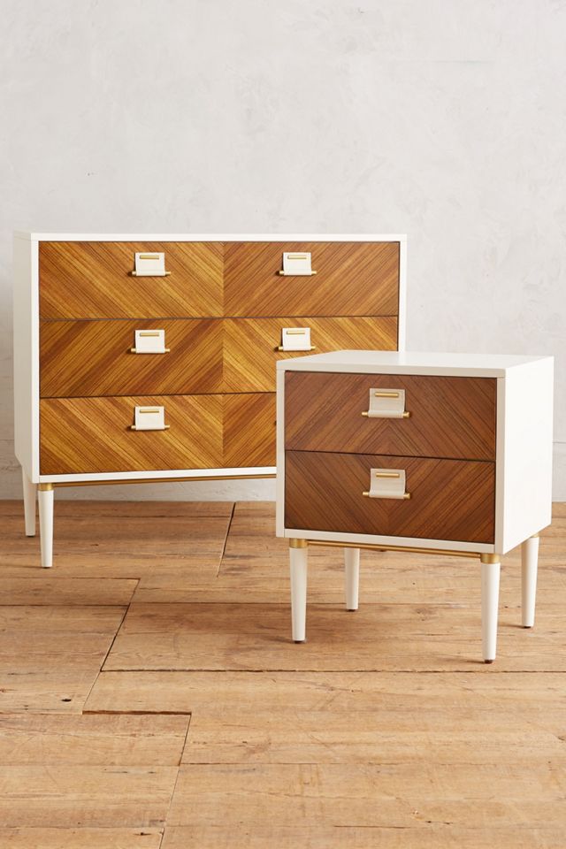 Geo-Marquetry Three-Drawer Dresser #4