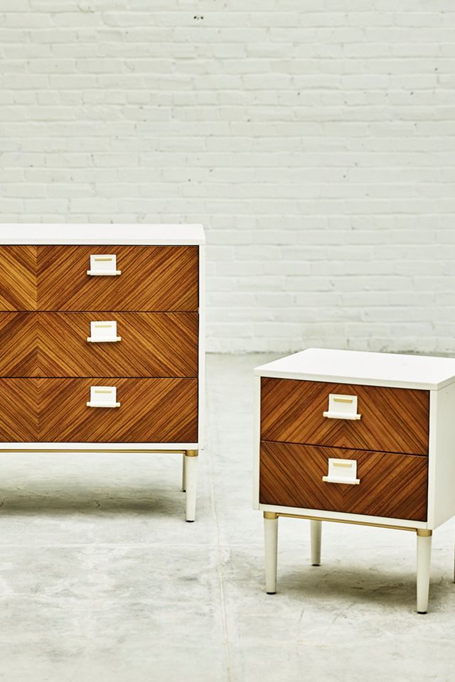 Geo-Marquetry Three-Drawer Dresser #7