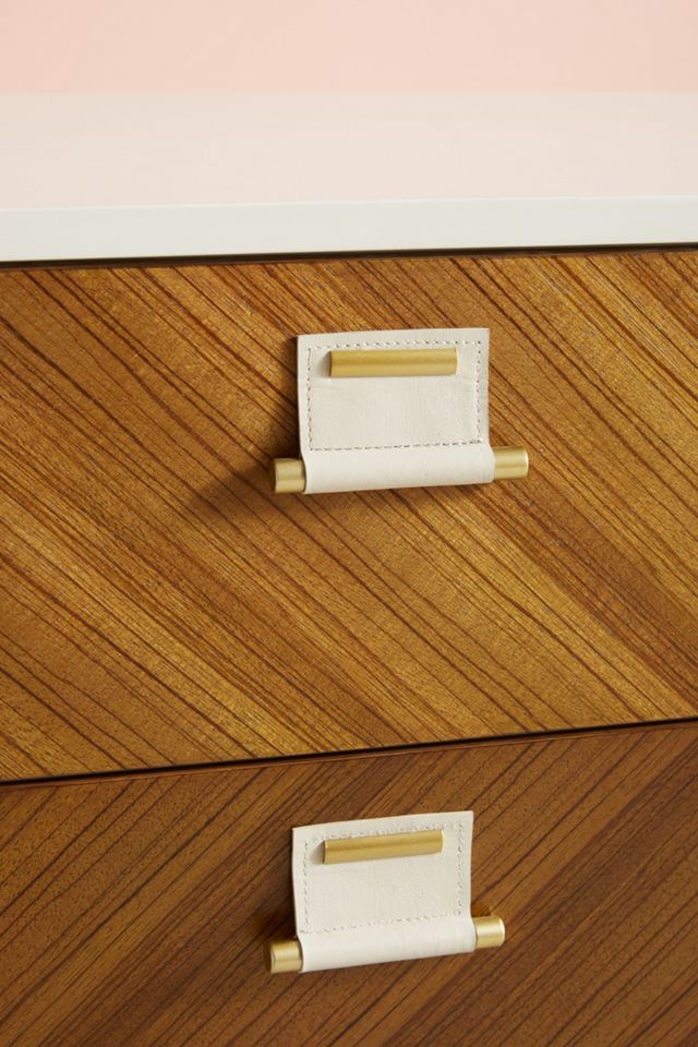 Geo-Marquetry Three-Drawer Dresser #3