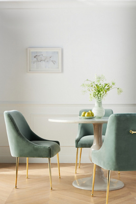 Anthropologie velvet elowen chair discount