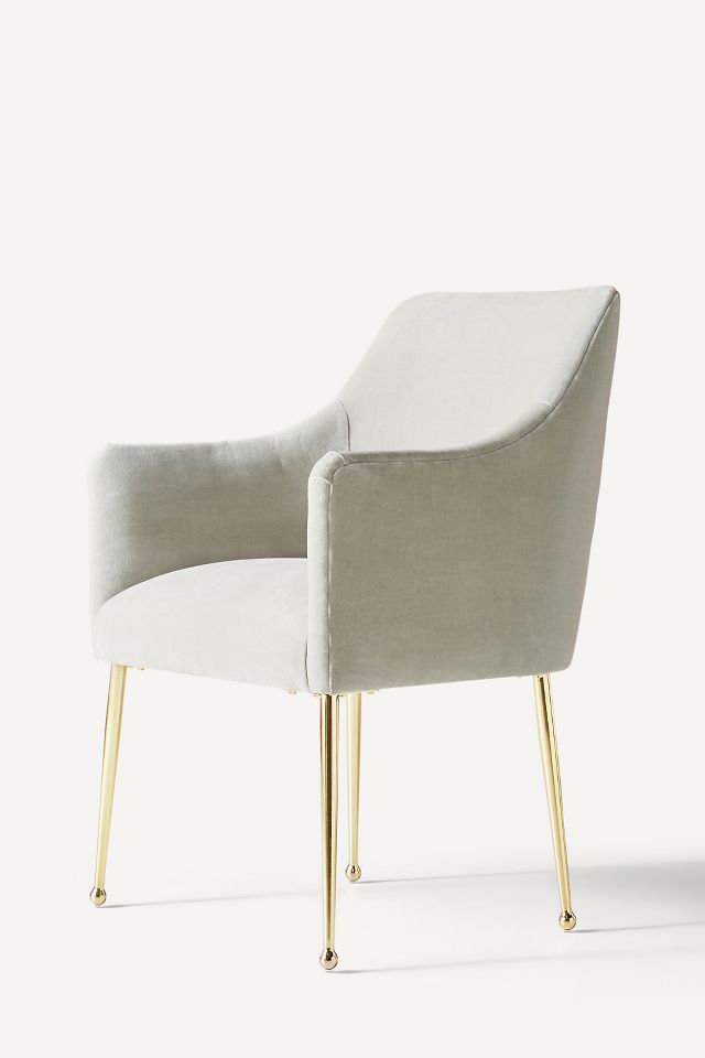 Velvet discount elowen armchair