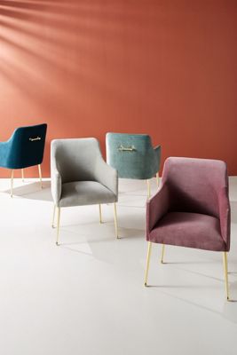 Velvet Elowen Armchair