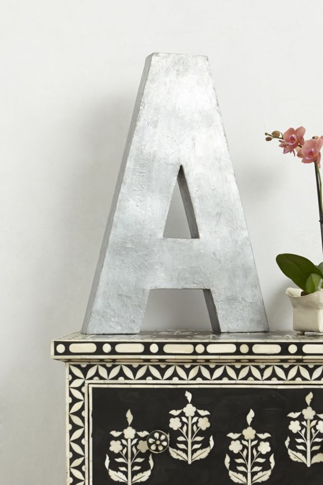 Oversized Zinc Letters #1