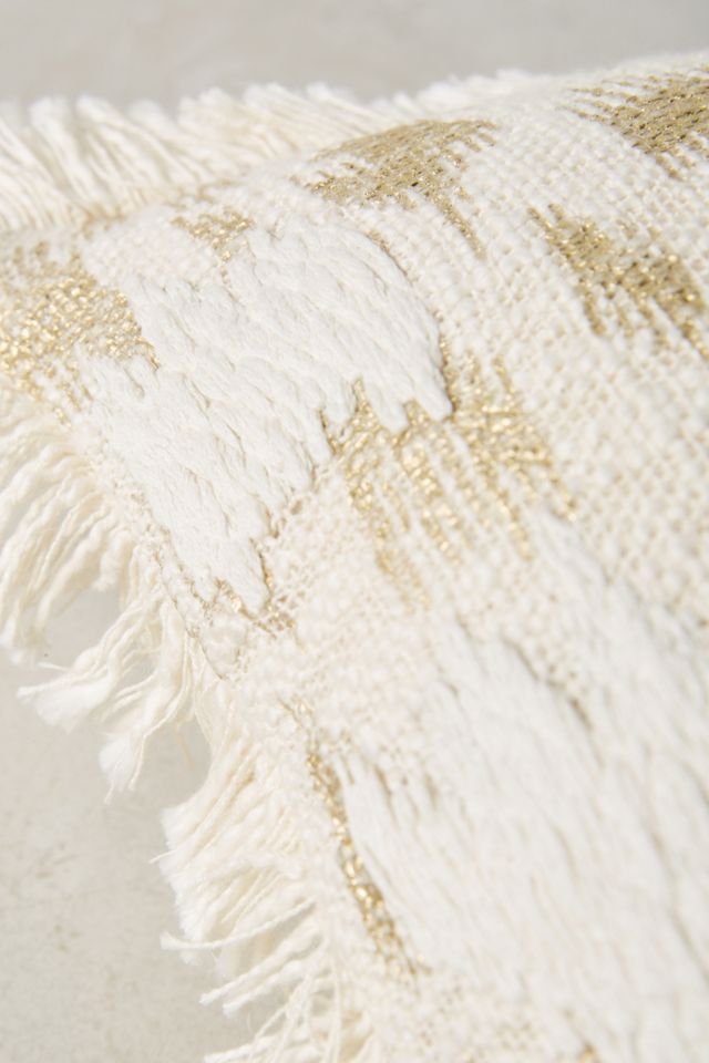 Foil & Fringe Pillow #2