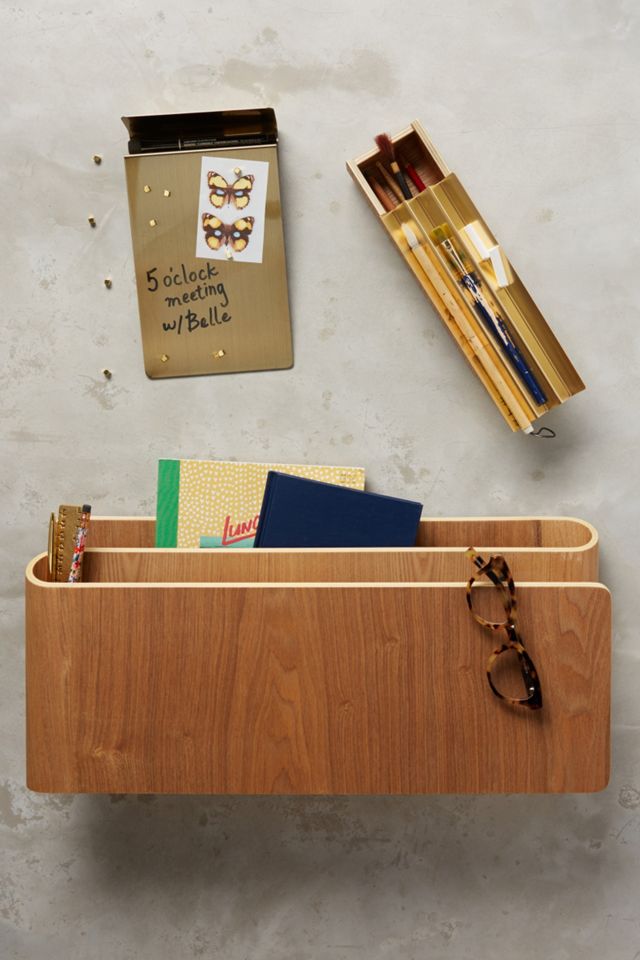 Brass & Wood Storage Box #1