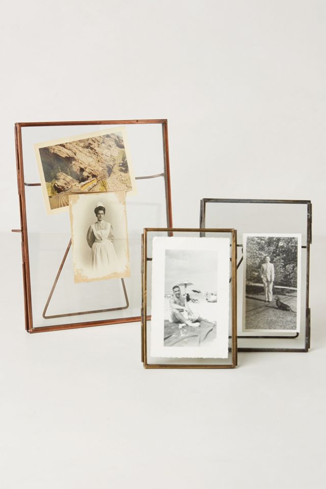 Pressed Glass Photo Frame #1