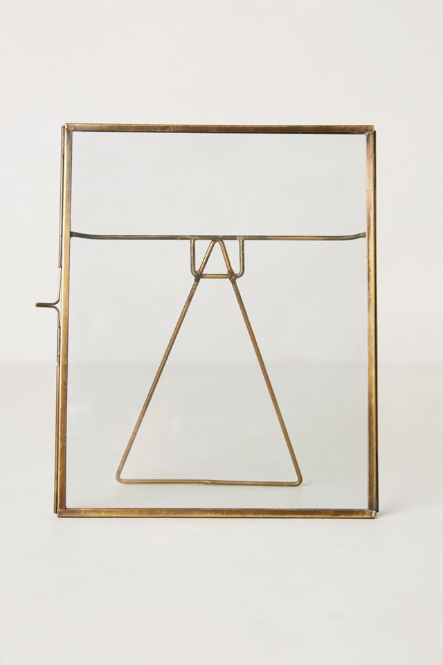 Pressed Glass Photo Frame #4