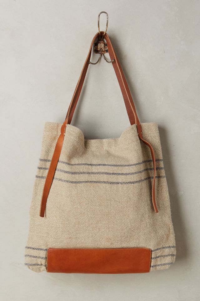 Washed Linen Tote #1