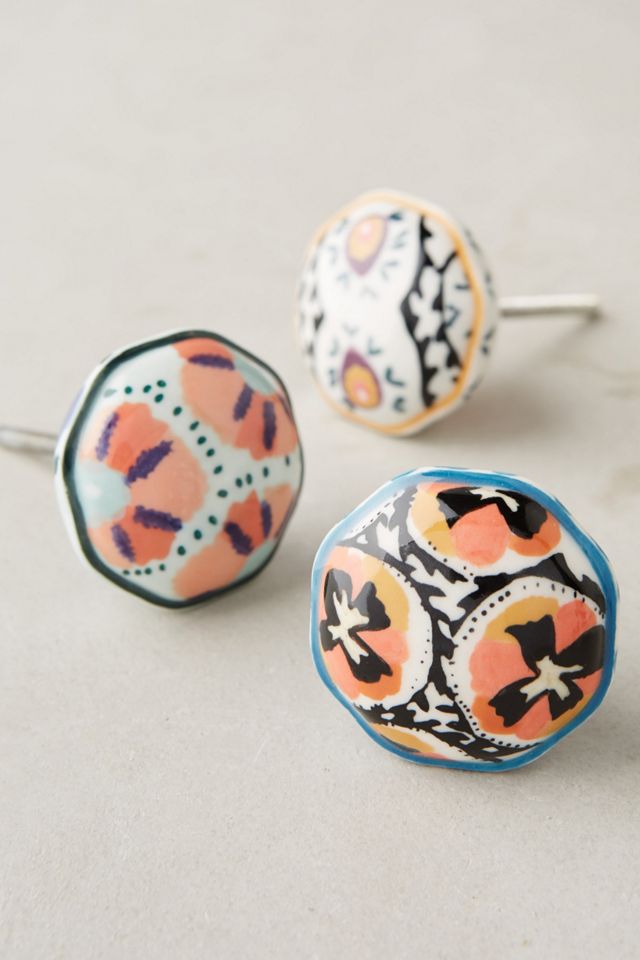 Framed Flower Knob #1