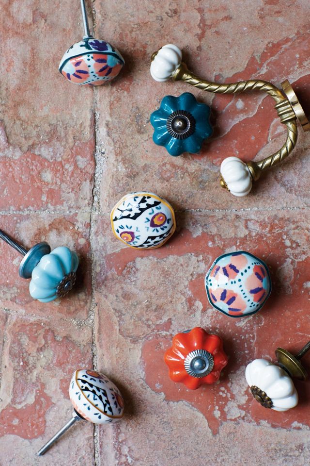 Framed Flower Knob #2