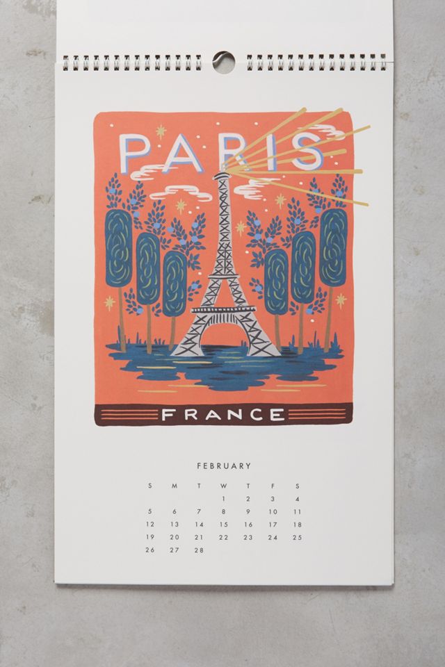 Bon Voyage 2017 Calendar #1