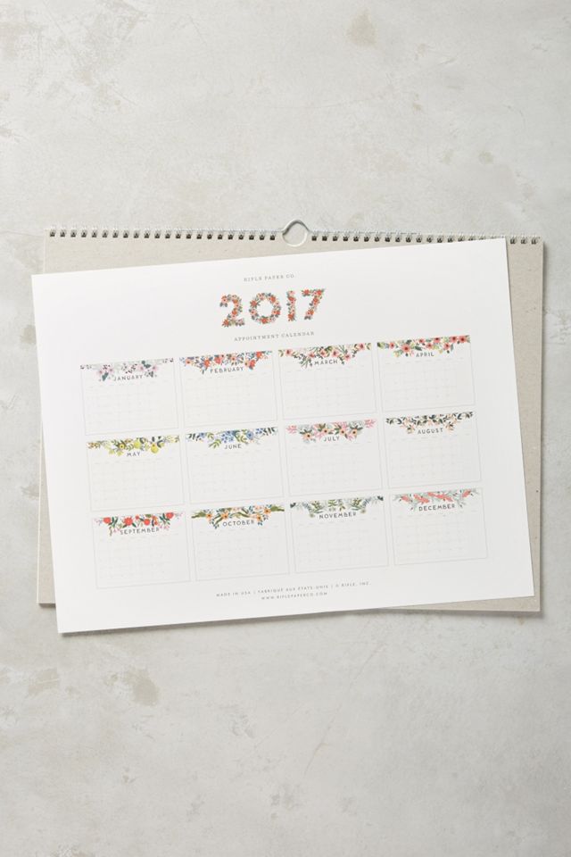 2017 Appointment Calendar #1