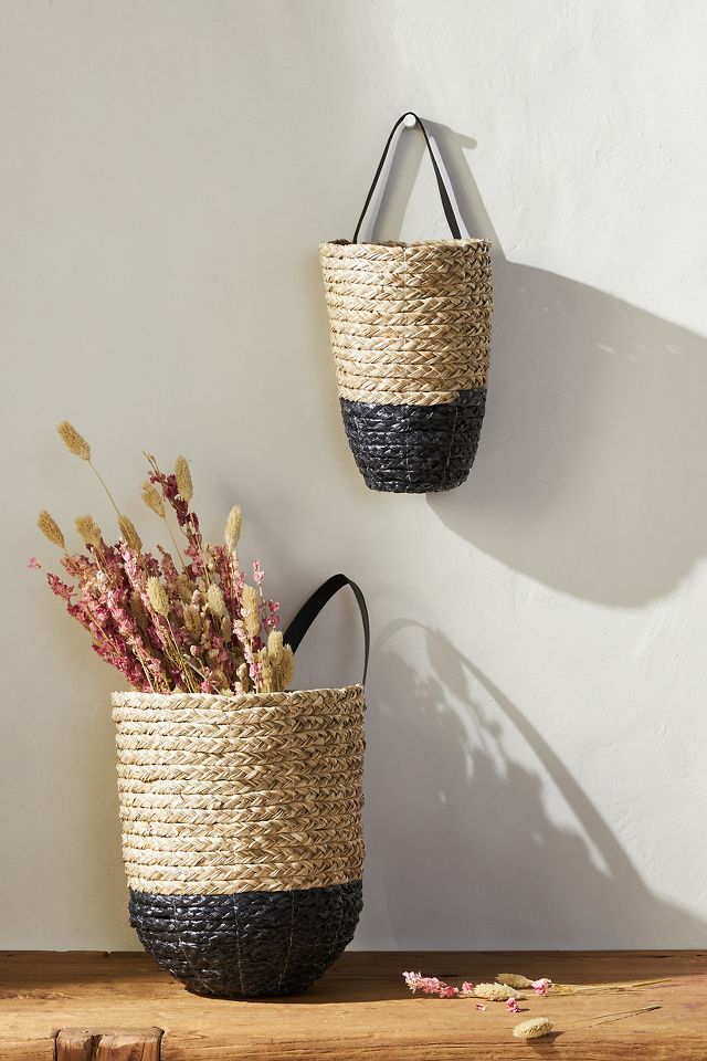 Braided Wicker Basket