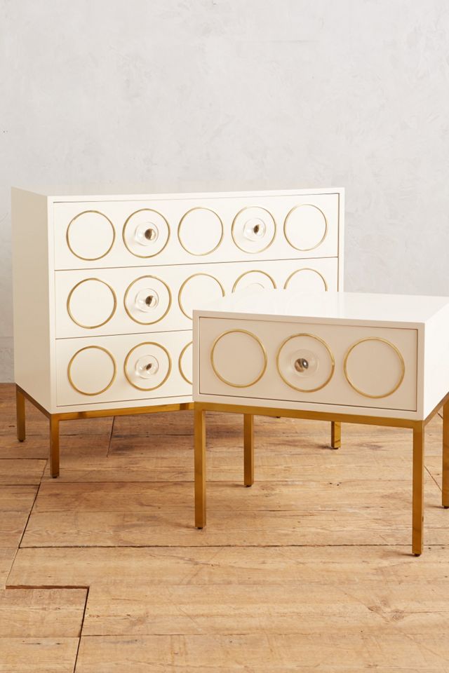 Brass Rondure Nightstand #1