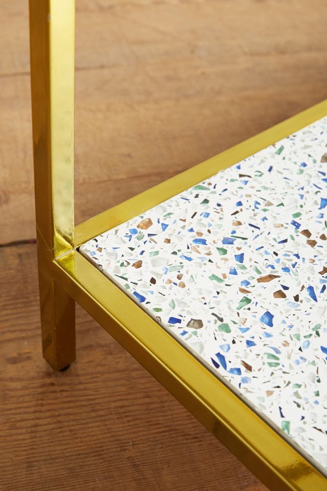 Framed Terrazzo Console #1