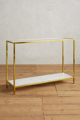 Framed Terrazzo Console