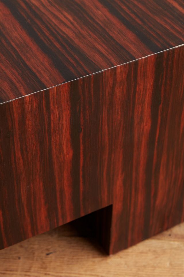 Ribboned Wood Coffee Table #2