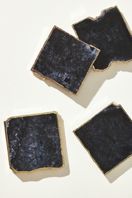 Agate Coaster en Black chez - Anthropologie - Modalova