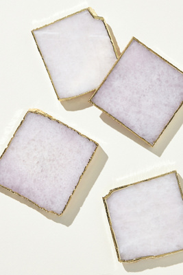 Agate Coaster en White chez - Anthropologie - Modalova