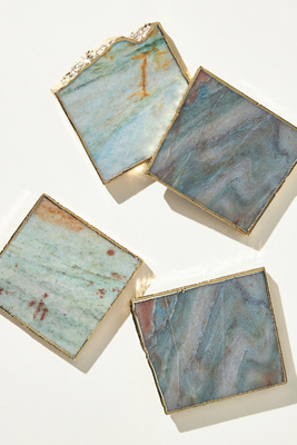 Agate Coaster en Green chez - Anthropologie - Modalova