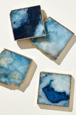 Gilded Agate Coaster